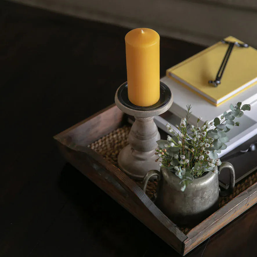 Beeswax Candle - Pillar 5in | prettycleanshop.myshopify.com