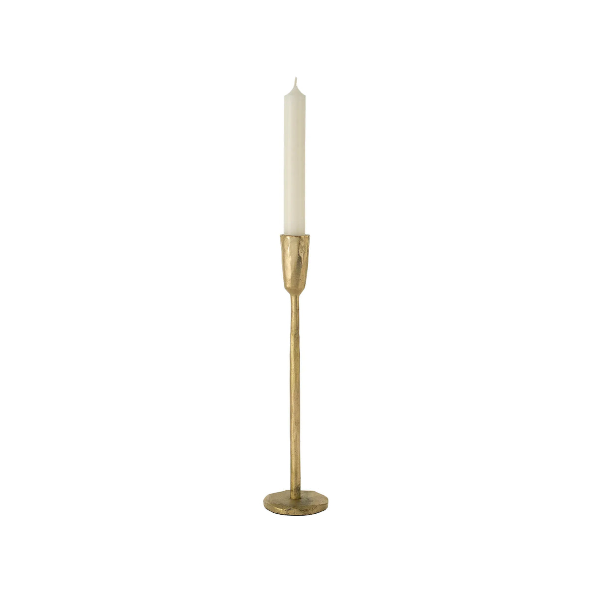 Luna Forged Candlestick - Gold | prettycleanshop