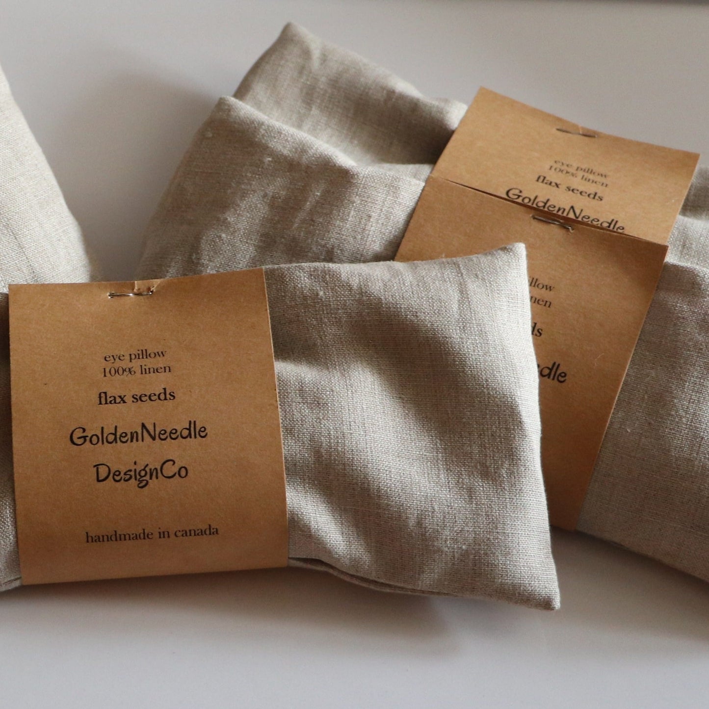 Linen Weighted Eye Pillow - Unscented | prettycleanshop