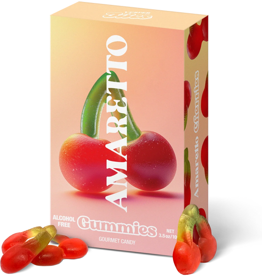 Cocktail Inspired Gummies - Amaretto Cherries