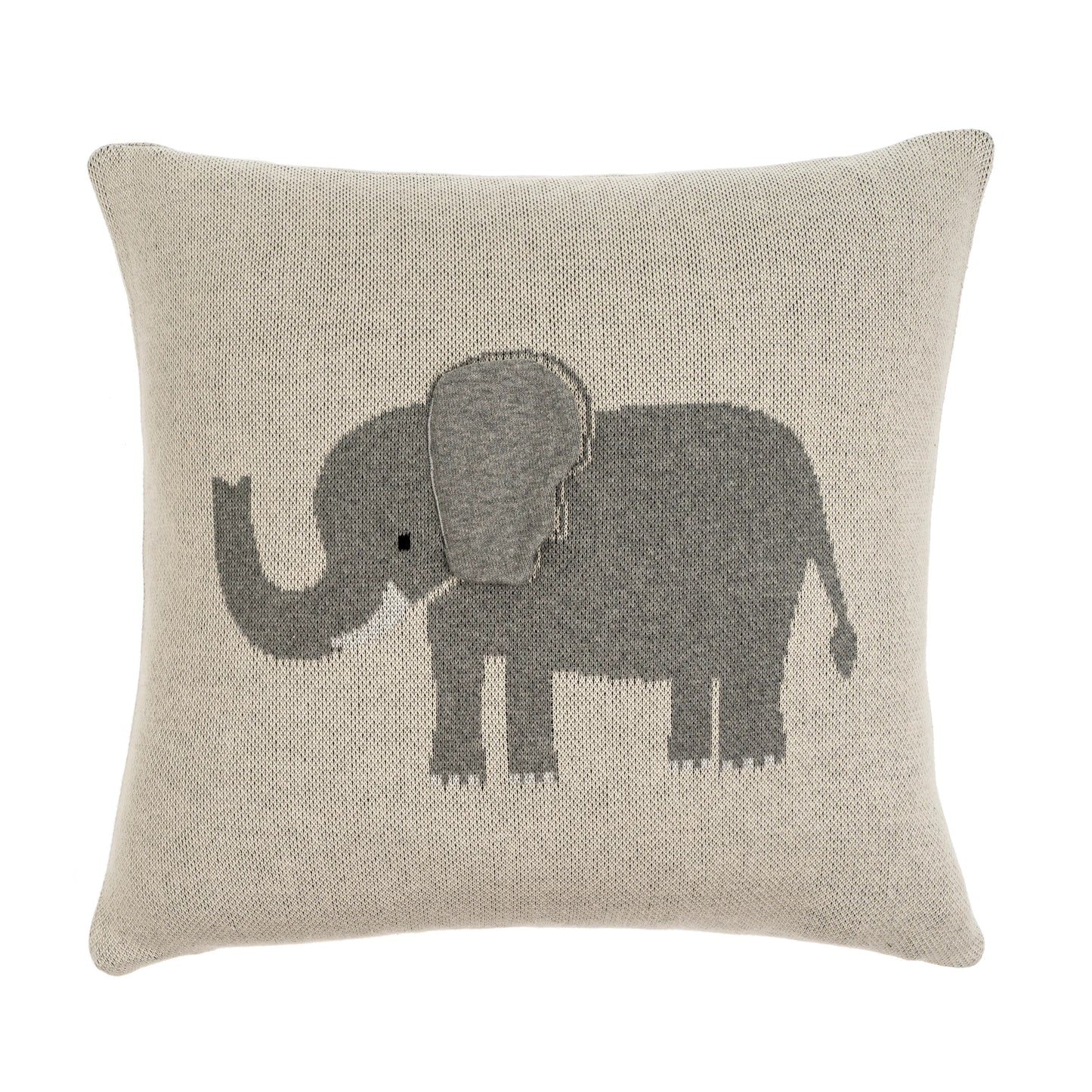 Elephant Knit Pillow | prettycleanshop