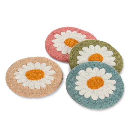 Daisy Coasters 4"