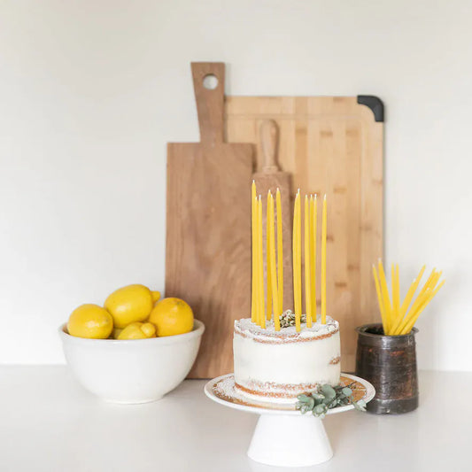 Elegant Beeswax Candles | prettycleanshop.myshopify.com
