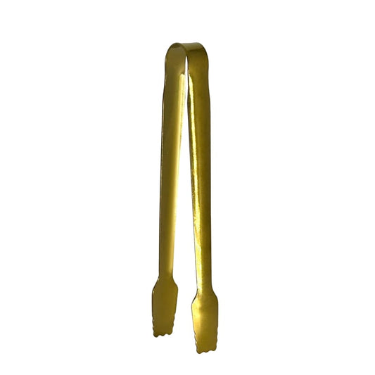 Metal Small Serving Tongs - Gold Finish | prettycleanshop.myshopify.com