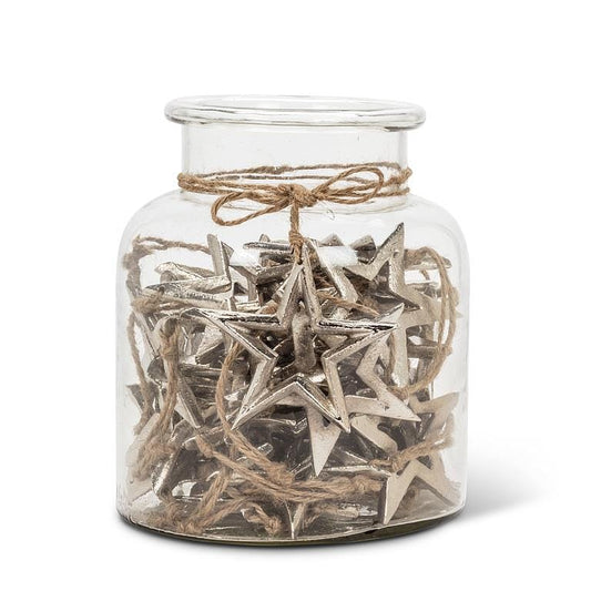 Silver Outline Star Ornament | prettycleanshop.myshopify.com
