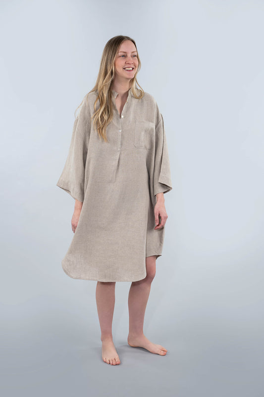 Linen Sleep Shirt | prettycleanshop.myshopify.com