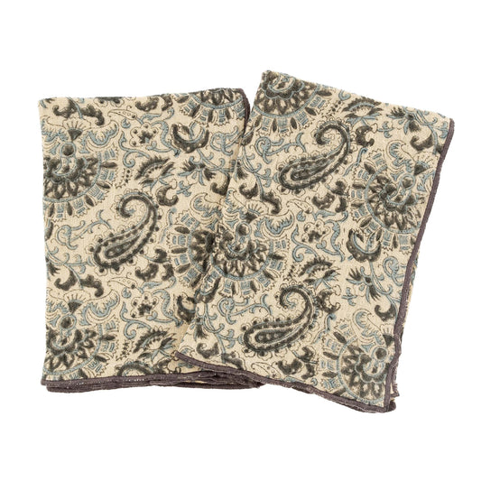 Block Print Kitchen Tea Towels - Set of 2 | prettycleanshop.myshopify.com