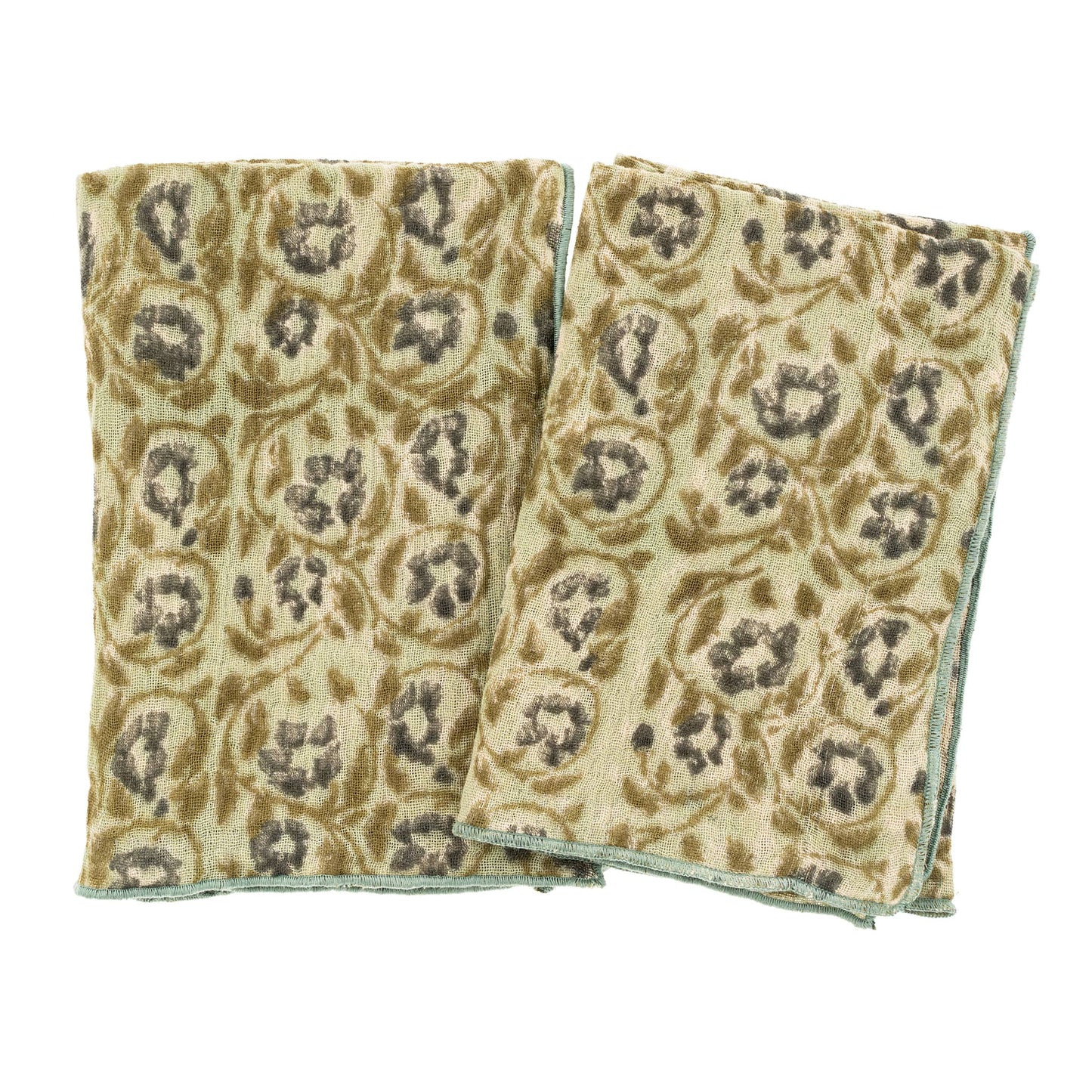 Block Print Kitchen Tea Towels - Set of 2 | prettycleanshop