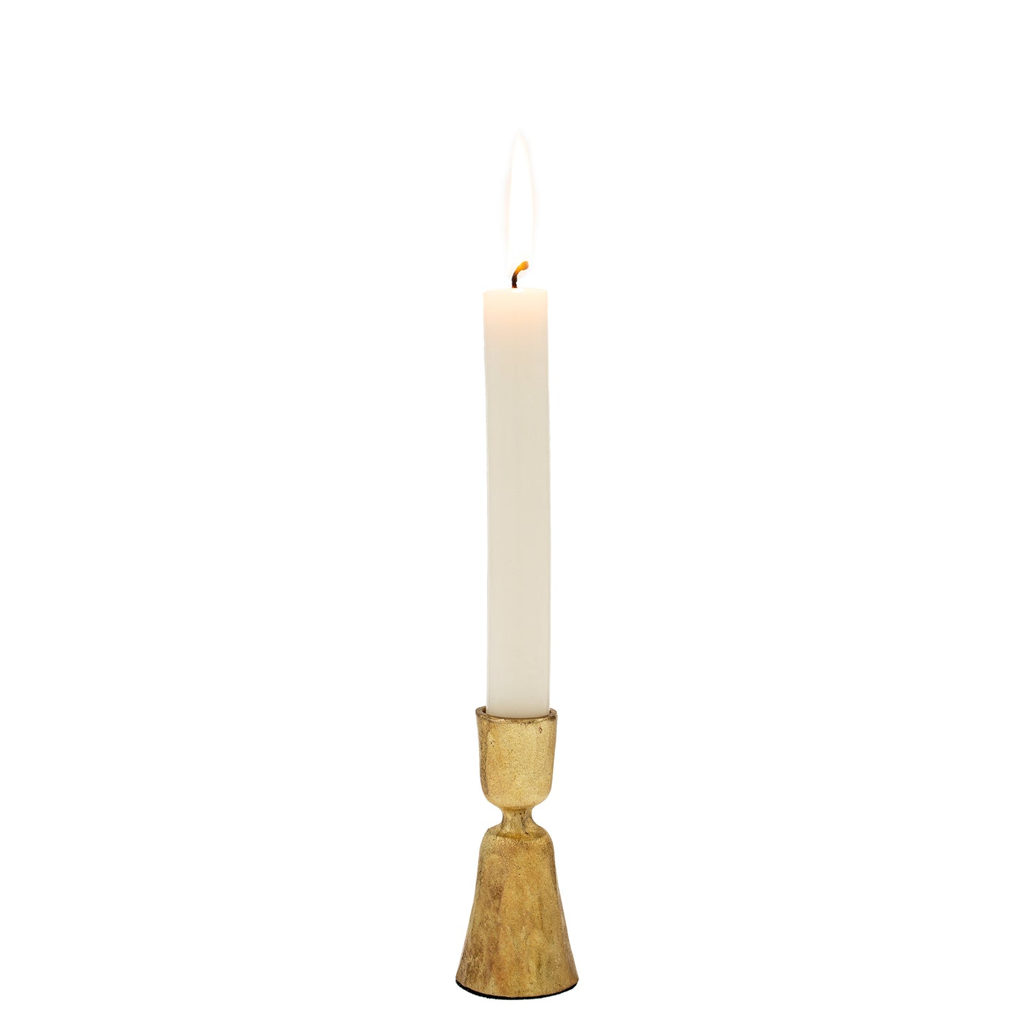 Zora Forged Candlestick - Gold