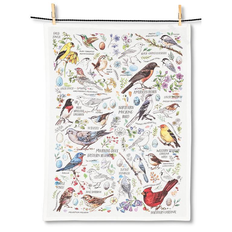 Bird Medley Kitchen Tea Towel