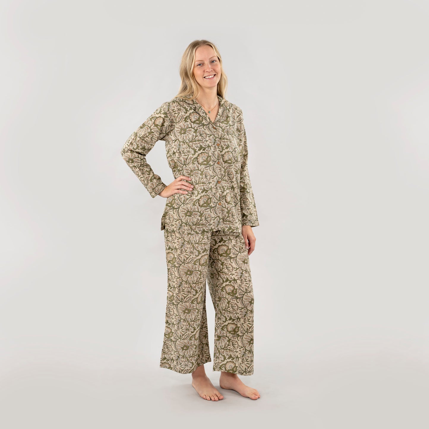Pallavi Block Print Pyjama Set | prettycleanshop