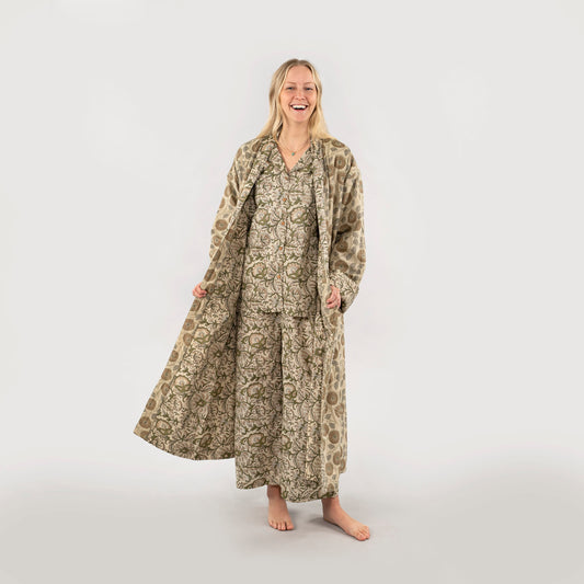 Pallavi Block Print Pyjama Set | prettycleanshop.myshopify.com