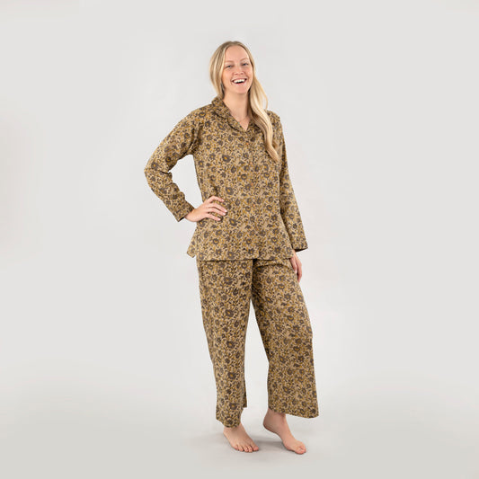 Lakshmi Block Print Pyjama Set | prettycleanshop.myshopify.com