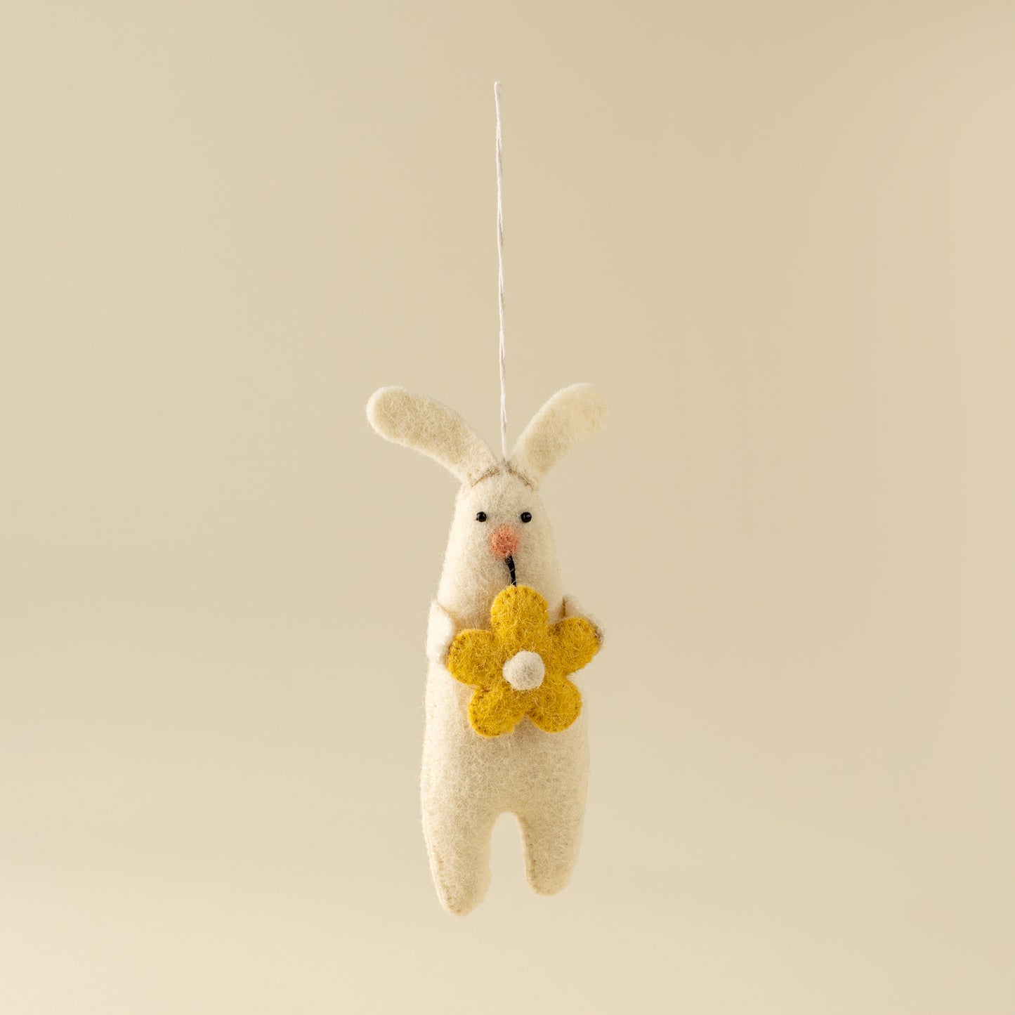 Blossom Bunny Felt Ornament