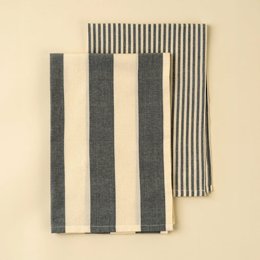 Hampton Stripe Tea Towels - Set of 2 | prettycleanshop.myshopify.com