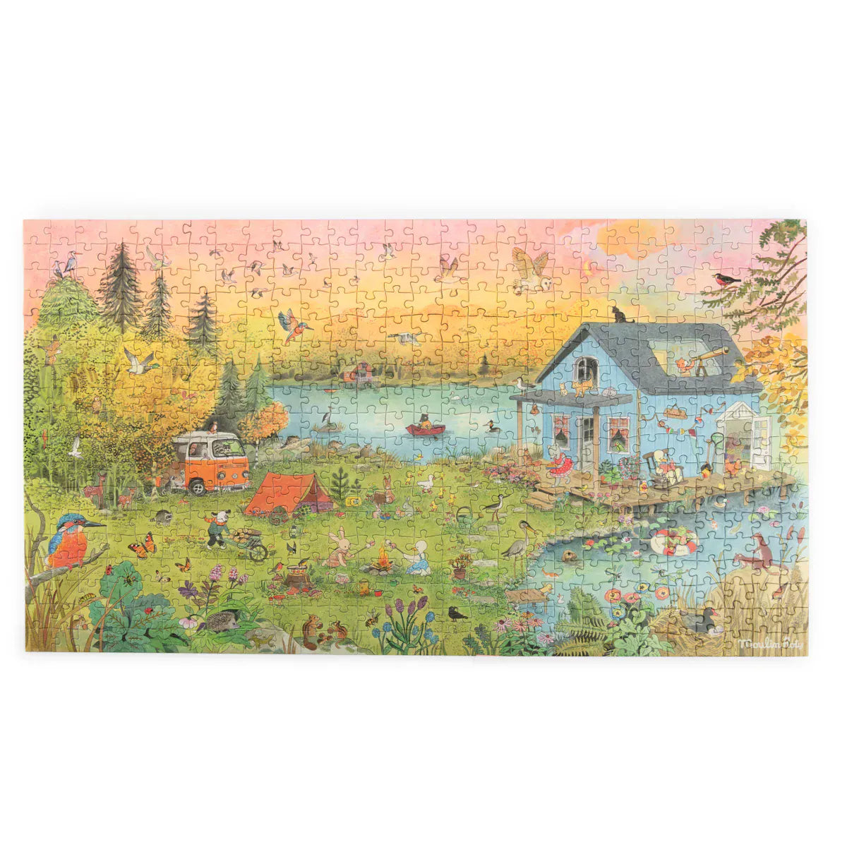 Grand Famille Lake House Puzzle - 500 pcs | prettycleanshop