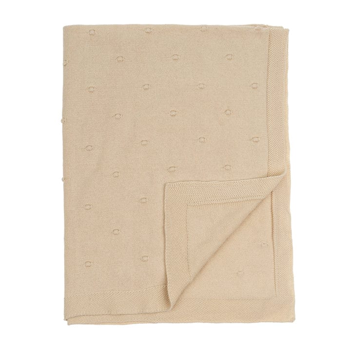 Polka Dot Knit Baby Blanket | prettycleanshop