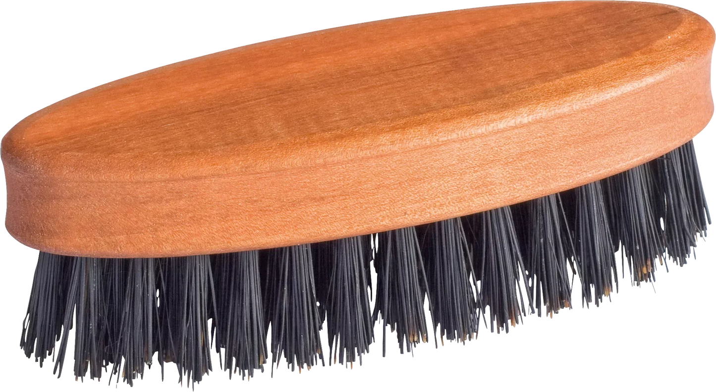 Beard Brush Oiled Pearwood | prettycleanshop.myshopify.com