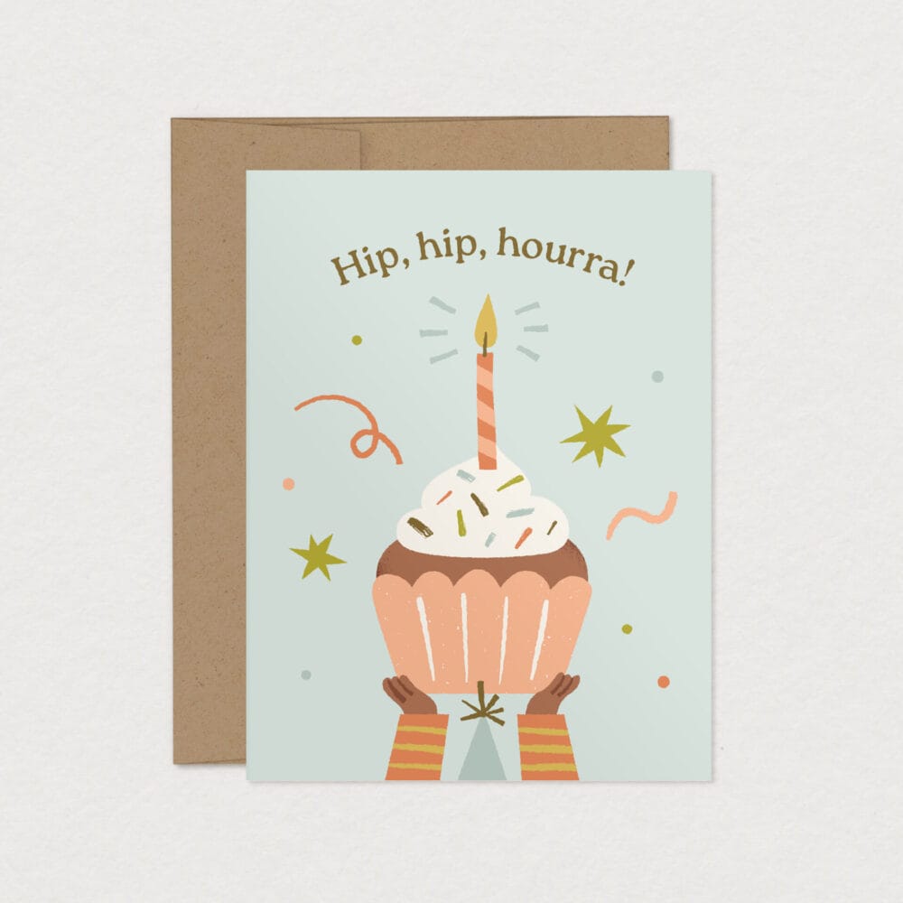 Greeting Card - Hip Hip Hourra!