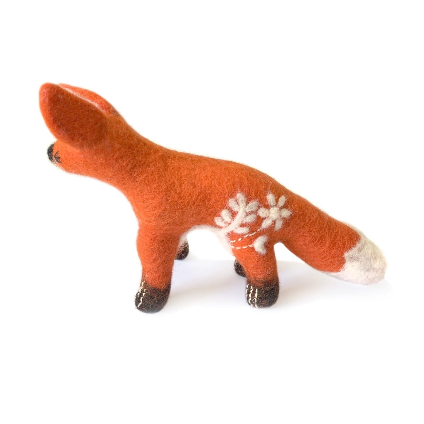 Felt Wool Earth Fox | prettycleanshop