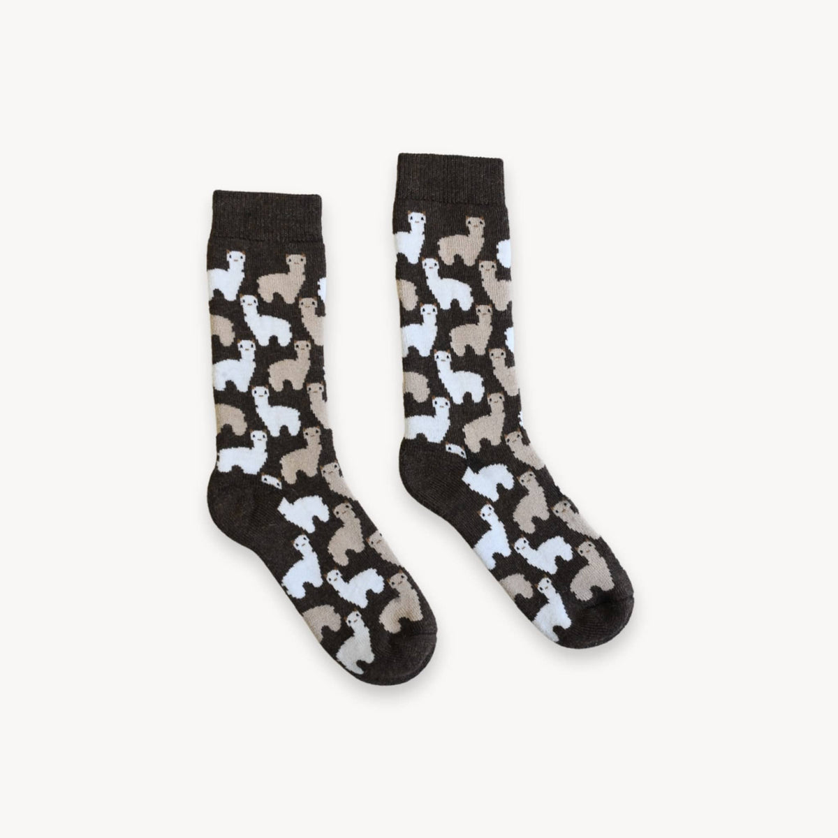Alpaca Socks - Herd - Chocolate-Socks-Pretty Clean Shop