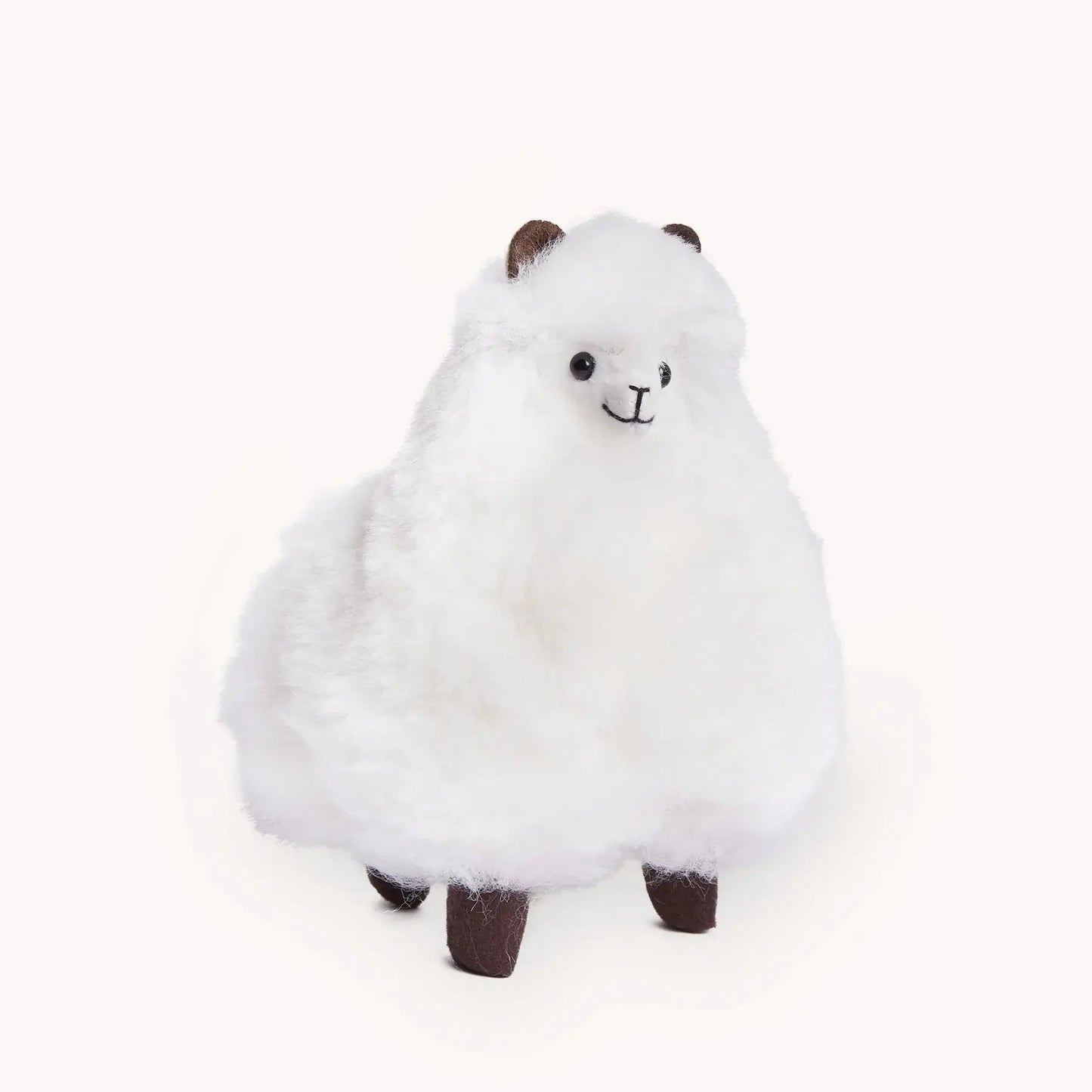Alpaca Fur Standing Alpaca Stuffy
