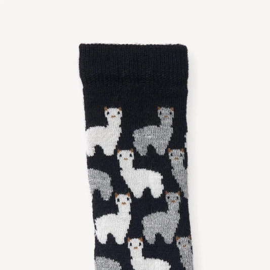 Alpaca Socks - Herd - Black | prettycleanshop.myshopify.com