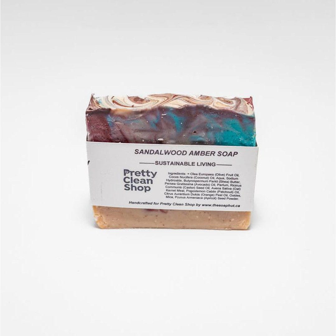 Artisanal Soap Bar Sandalwood Amber | prettycleanshop