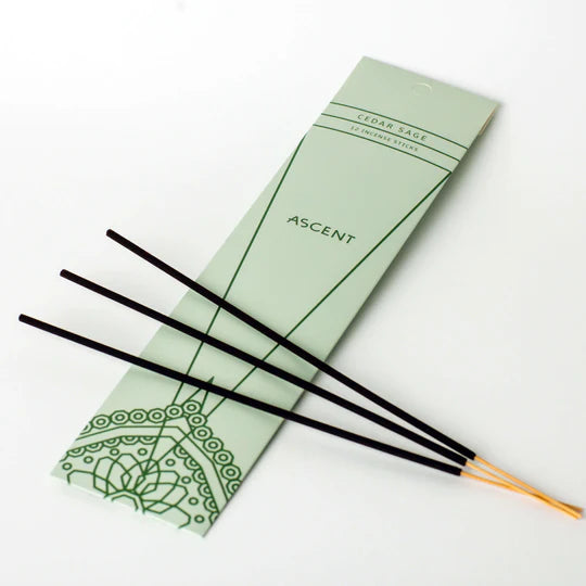 Ascent Incense Sticks Home Between Heaven and Earth Cedar Sage Prettycleanshop