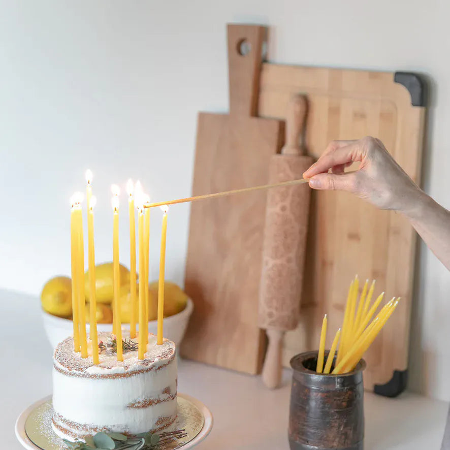 Elegant Beeswax Candles | prettycleanshop