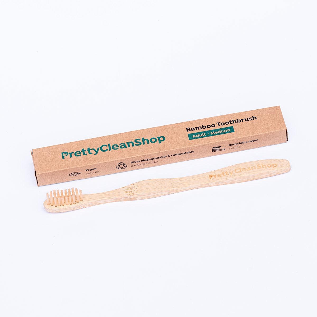 Bamboo Toothbrush - Adult Medium