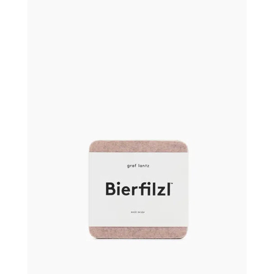 Bierfilzl Merino Wool Felt Square Coaster Multi 4 Pack