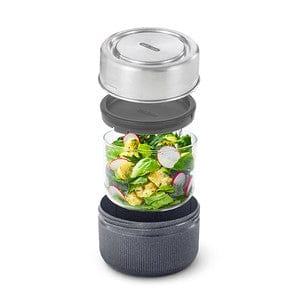 Glass Lunch Pot & Case - Slate | prettycleanshop.myshopify.com