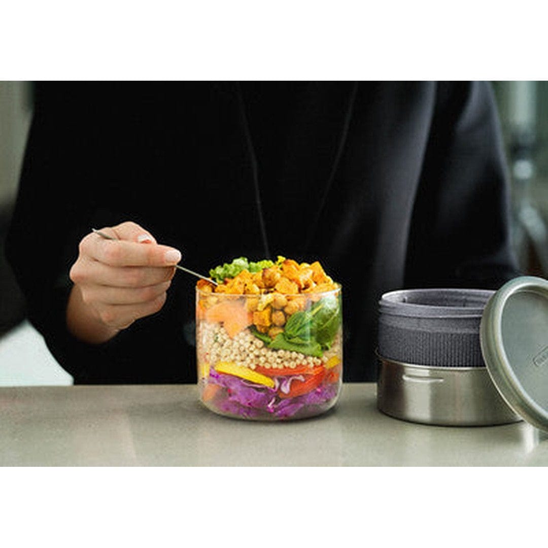 Glass Lunch Pot & Case - Slate | prettycleanshop