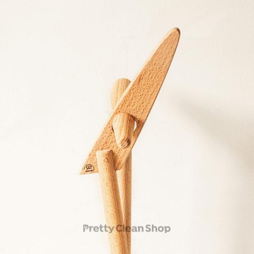 Broom and dustpan Set Long Handle by Redecker