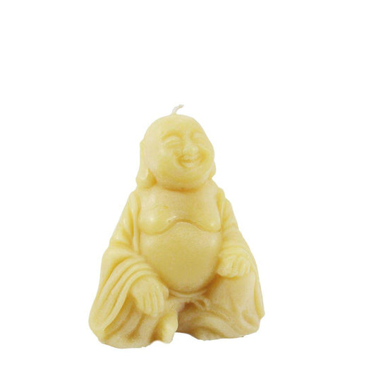 Canadian Beeswax Candle - Laughing Buddha