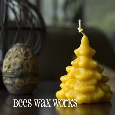 Beeswax Candle - Spruce Tree-Candles-Pretty Clean Shop