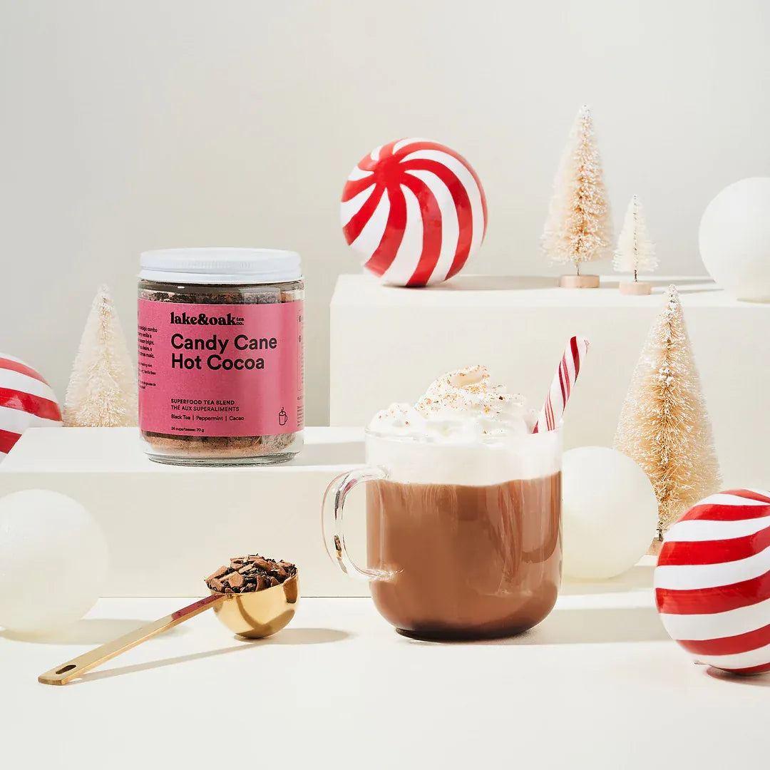 Candy Cane Hot Cocoa Tea | prettycleanshop