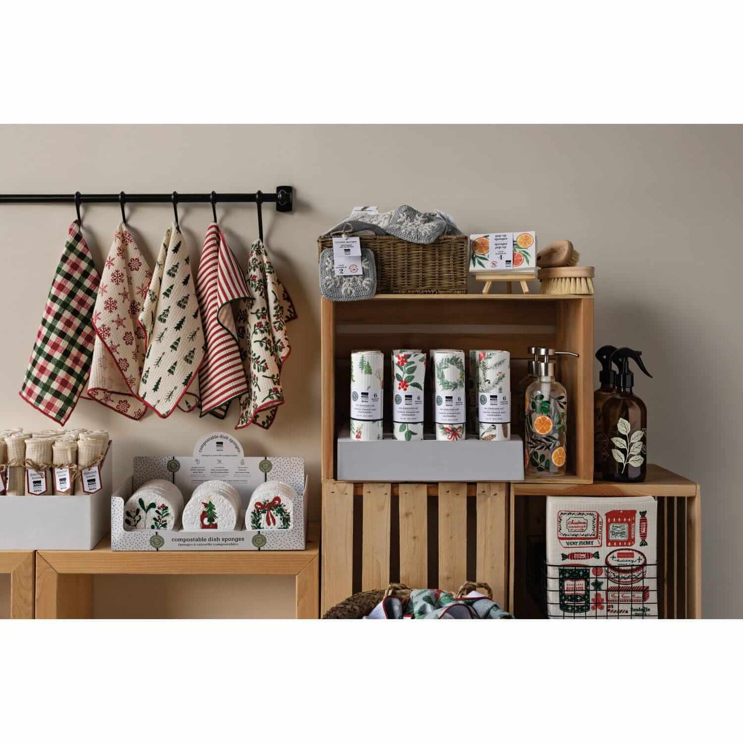 Cotton Dishcloths - Winter Wonders Christmas-Pretty Clean Shop