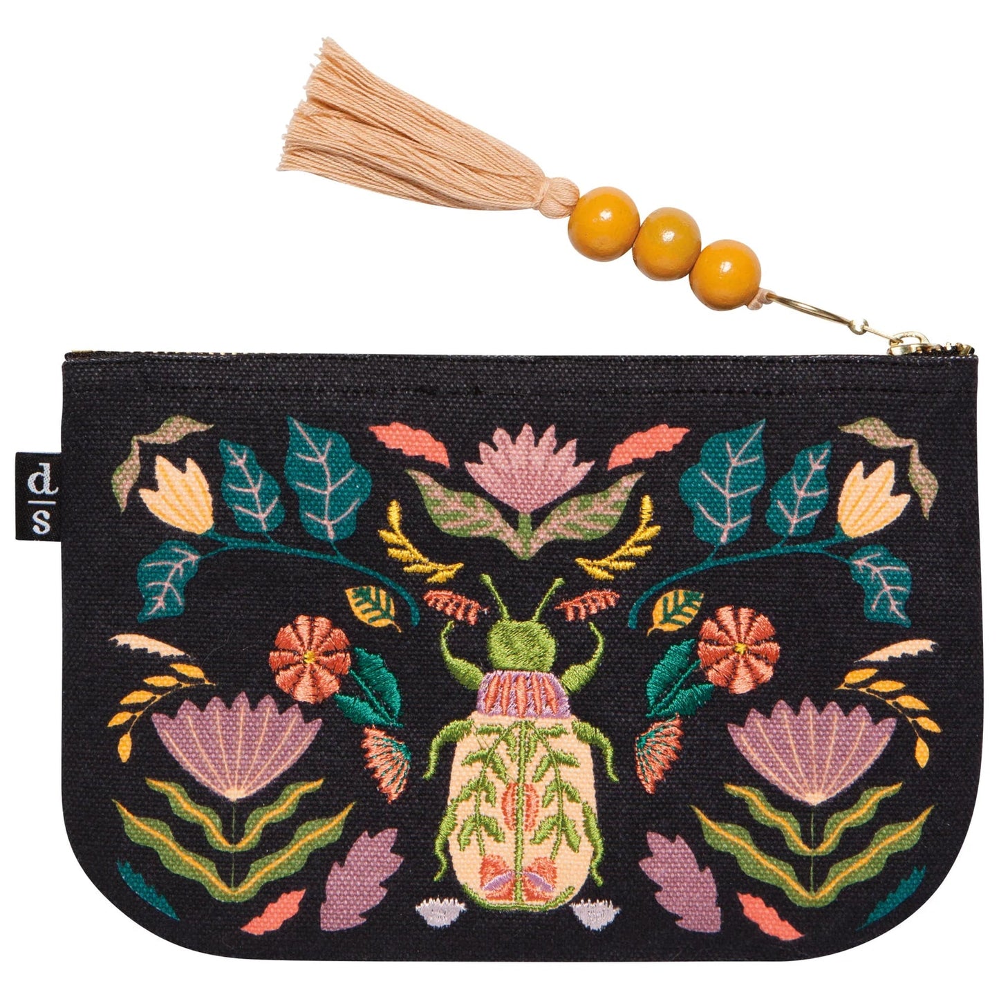 Cotton Canvas Zipper Pouch - Amulet