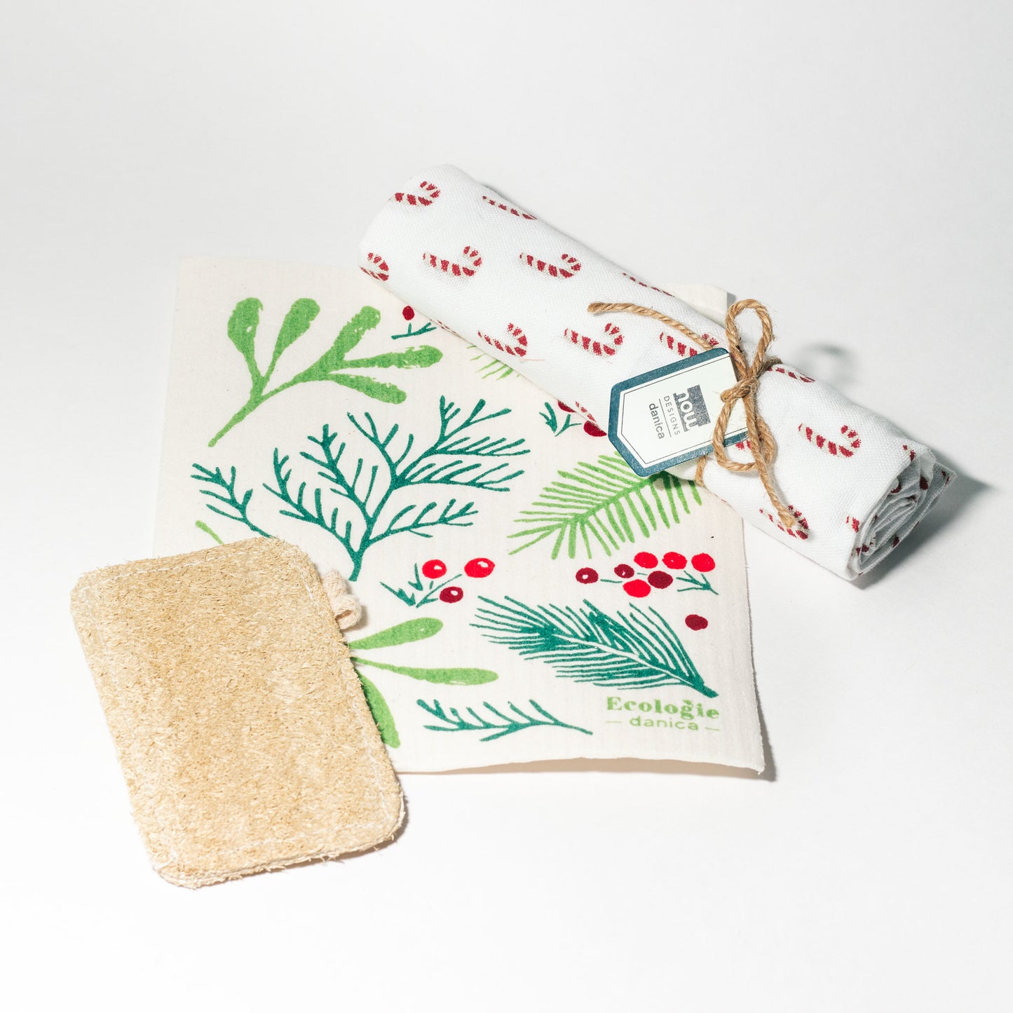 Holiday Clean Kitchen Gift Set / Mistletoe