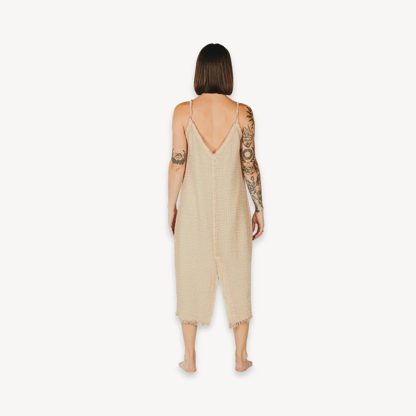 Crinkle Strappy Dress - One Size