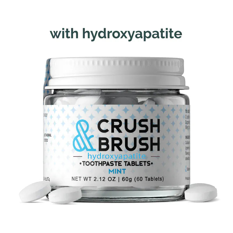 Toothpaste Tablets Crush & Brush w/hydroxyapatite