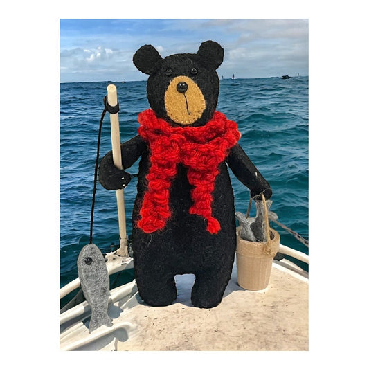 DIY Canadian Fishing Bear Sewing Kit