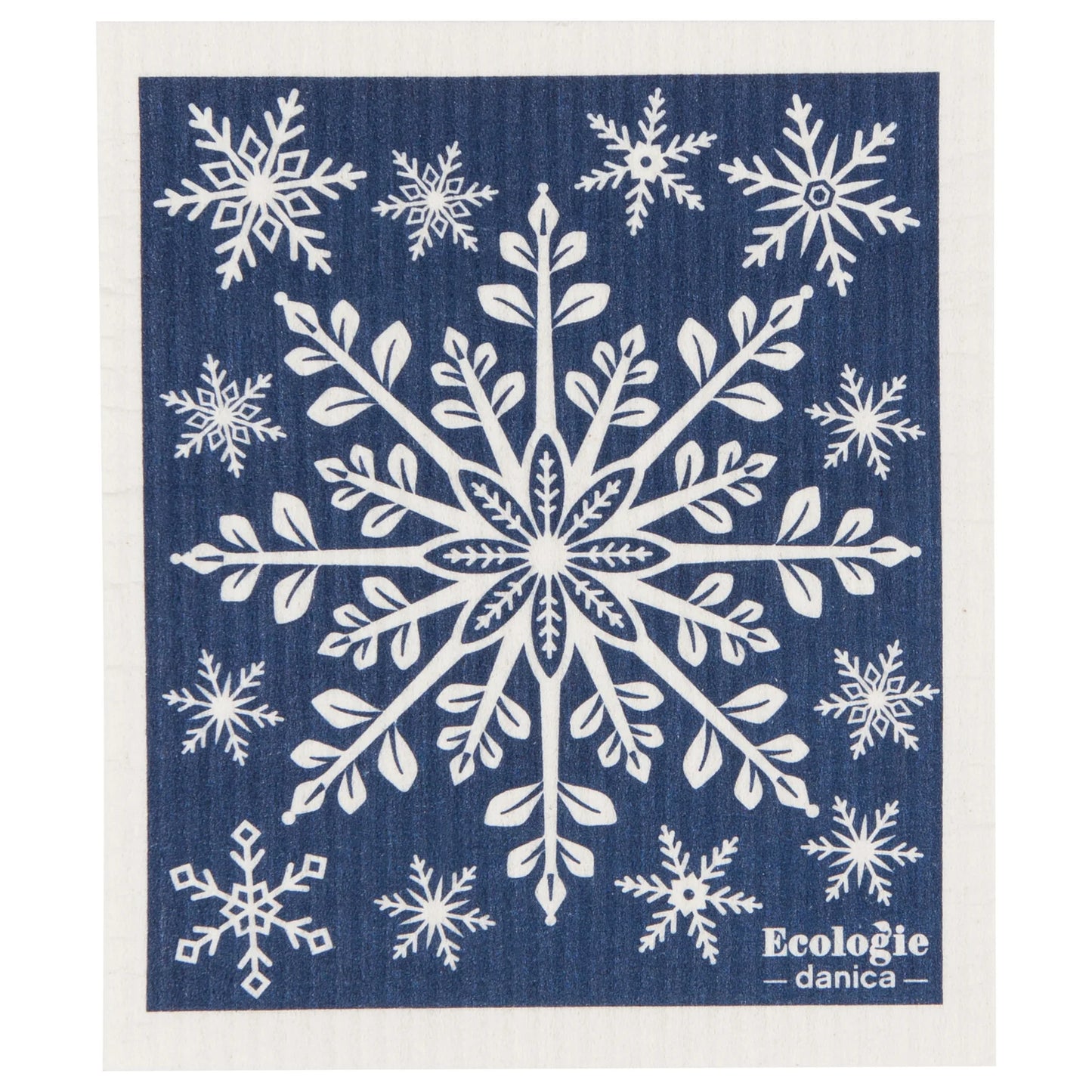 Reusable Swedish Dishcloth / Sponge - Holiday/Winter Themed - by Ecologie