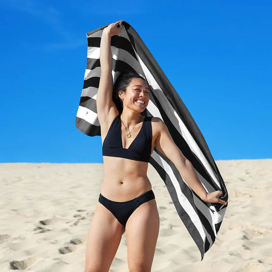 Dock & Bay Quick Dry Towels - Karami Charcoal - Large