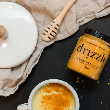Drizzle Turmeric Gold Superfood Raw Honey 350gr