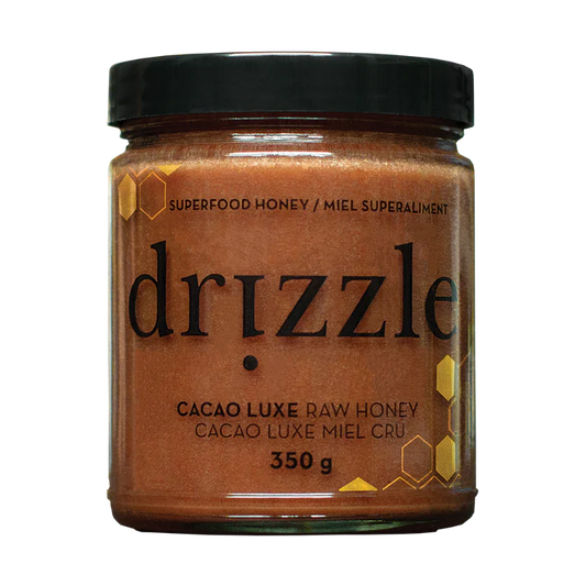 Drizzle Cacao Luxe Superfood Raw Honey 350gr