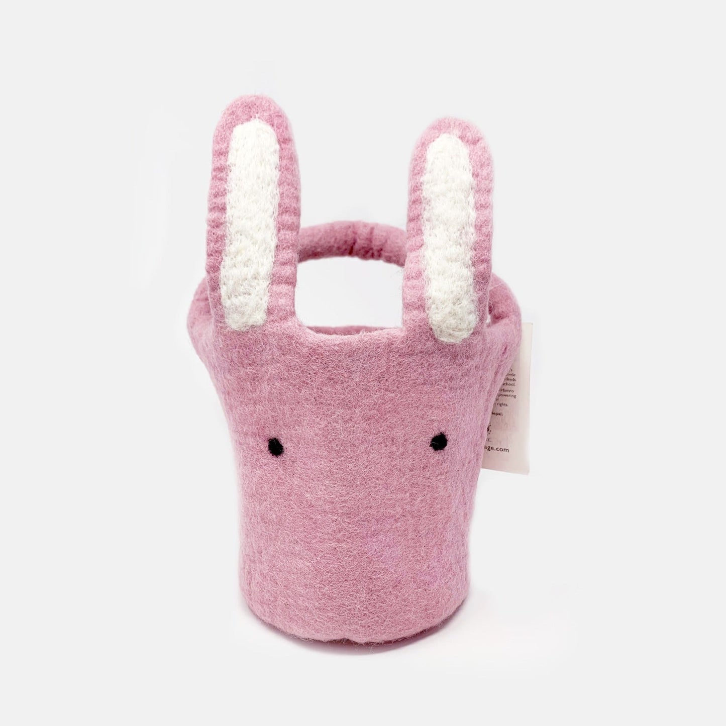 Felted Basket - Pink Bunny | prettycleanshop