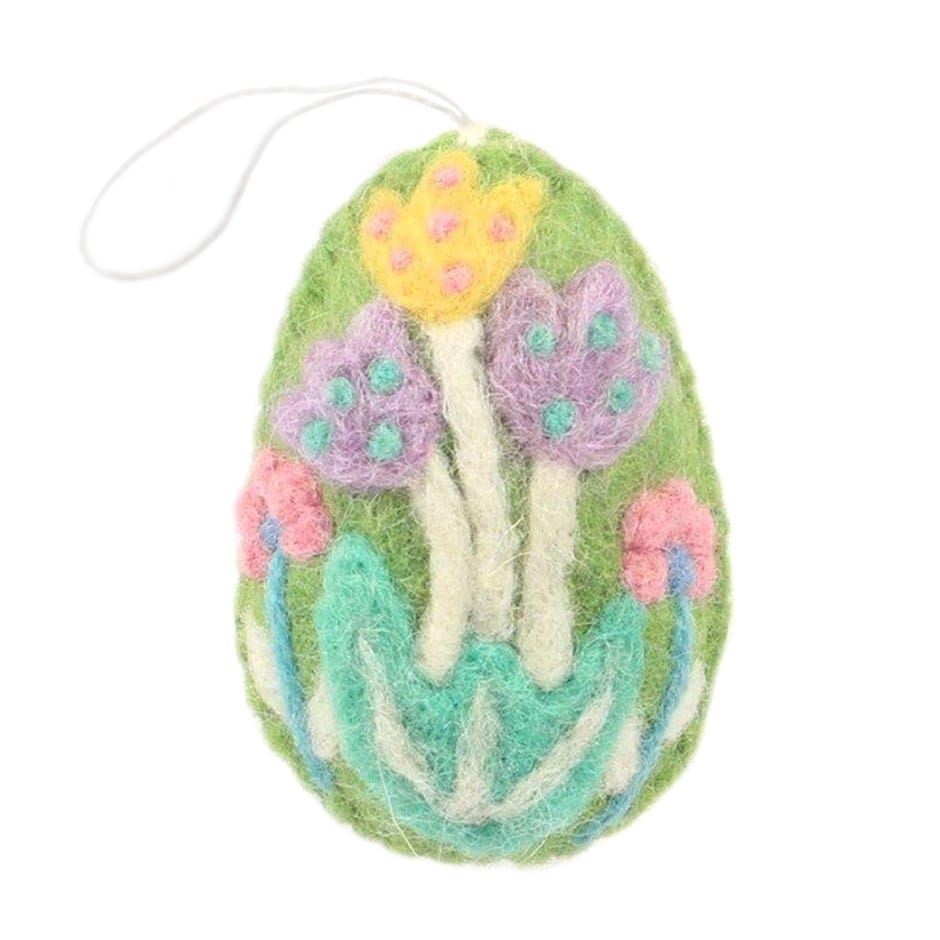 Hamro Felt Egg Ornaments | prettycleanshop